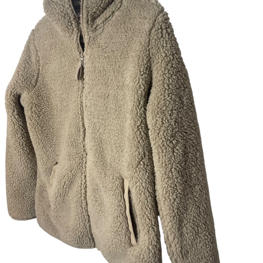 Pink‎ Lily Teddy Zip Up Hooded Jacket - Picture 3 of 7